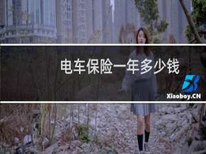 电车保险一年多少钱