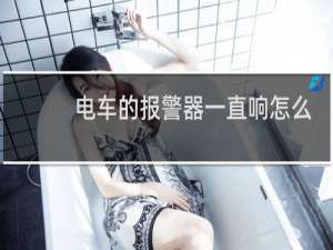 电车的报警器一直响怎么解决