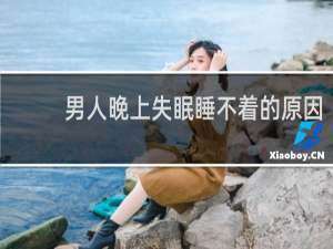 男人晚上失眠睡不着的原因