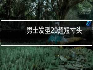 男士发型 超短寸头