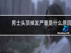 男士头顶掉发严重是什么原因