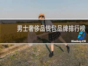 男士奢侈品钱包品牌排行榜