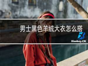 男士黑色羊绒大衣怎么搭配