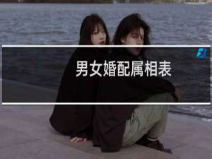 男女婚配属相表