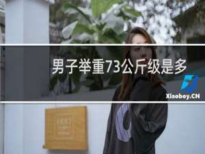 男子举重73公斤级是多少斤