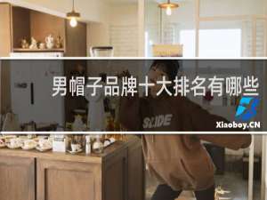 男帽子品牌十大排名有哪些
