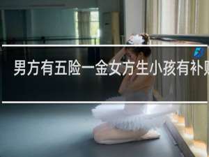男方有五险一金女方生小孩有补贴吗
