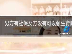 男方有社保女方没有可以领生育险吗