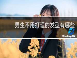 男生不用打理的发型有哪些