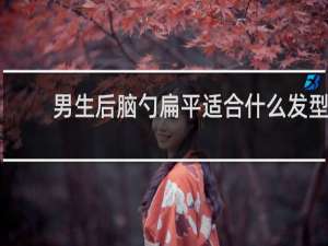 男生后脑勺扁平适合什么发型