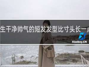 男生干净帅气的短发发型比寸头长一点的那种
