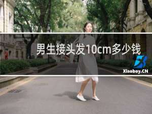 男生接头发10cm多少钱