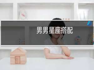 男男星座搭配