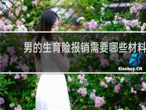 男的生育险报销需要哪些材料