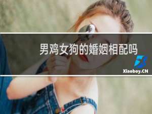 男鸡女狗的婚姻相配吗