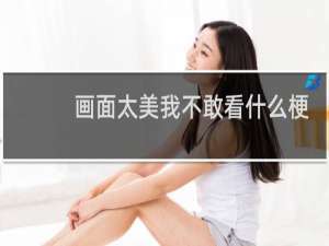画面太美我不敢看什么梗
