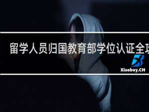 留学人员归国教育部学位认证全攻略