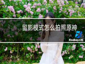 留影模式怎么拍照原神