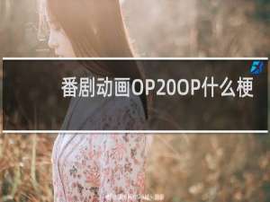 番剧动画OP OP什么梗