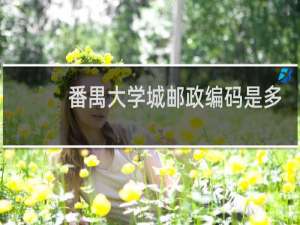 番禺大学城邮政编码是多少