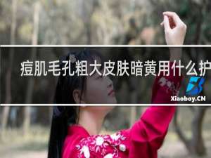 痘肌毛孔粗大皮肤暗黄用什么护肤
