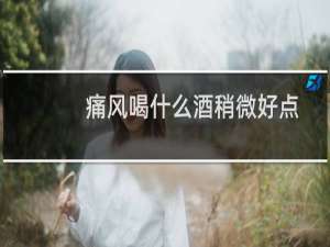 痛风喝什么酒稍微好点