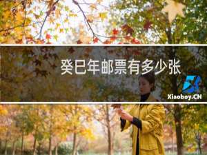 癸巳年邮票有多少张