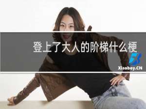 登上了大人的阶梯什么梗