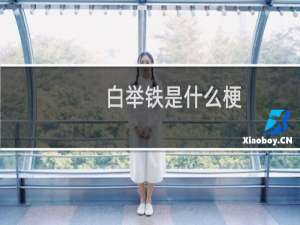 白举铁是什么梗（白举铁是明侦哪一期）什么梗