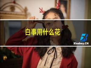 白事用什么花