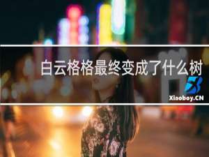白云格格最终变成了什么树