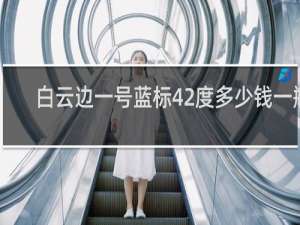 白云边一号蓝标42度多少钱一瓶
