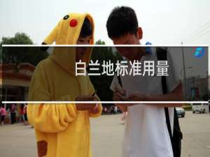 白兰地标准用量