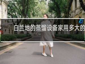 白兰地的蒸馏设备家用多大的