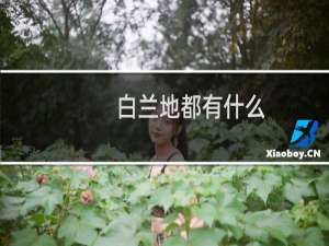 白兰地都有什么