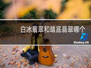 白冰翡翠和晴底翡翠哪个好