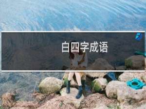 白四字成语