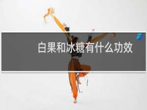 白果和冰糖有什么功效