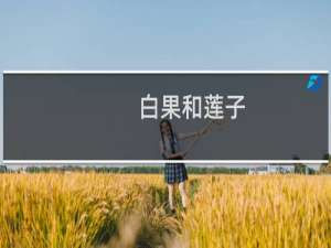 白果和莲子