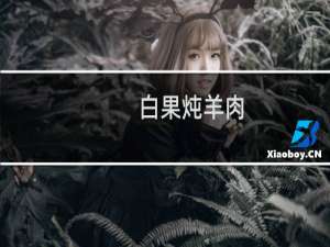 白果炖羊肉