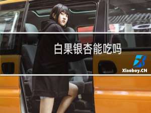 白果银杏能吃吗