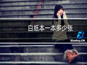 白纸本一本多少张