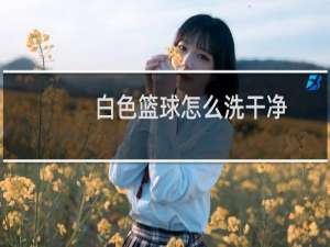 白色篮球怎么洗干净