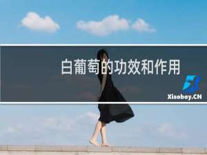 白葡萄的功效和作用