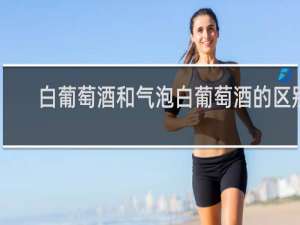 白葡萄酒和气泡白葡萄酒的区别