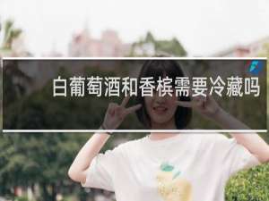 白葡萄酒和香槟需要冷藏吗