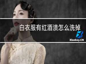 白衣服有红酒渍怎么洗掉