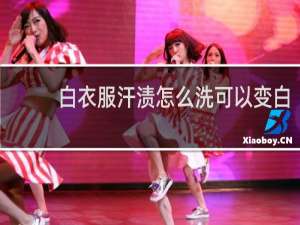 白衣服汗渍怎么洗可以变白