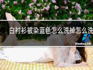 白衬衫被染蓝色怎么洗掉怎么洗白