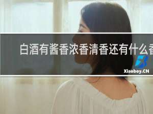 白酒有酱香浓香清香还有什么香